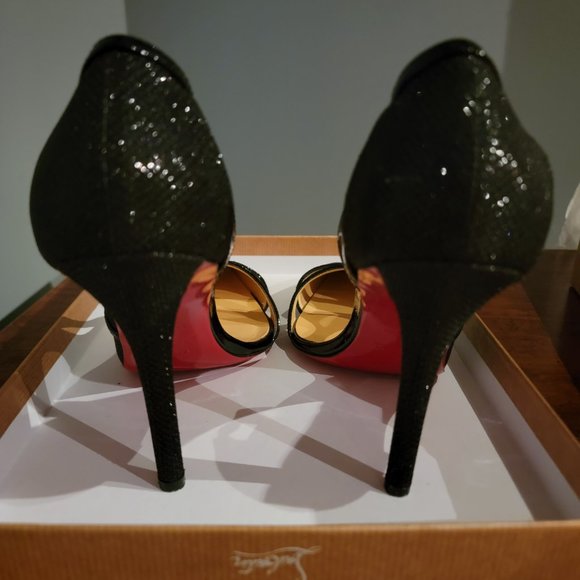 Christian Louboutin Edith 100 glitter shoes - Picture 7 of 7